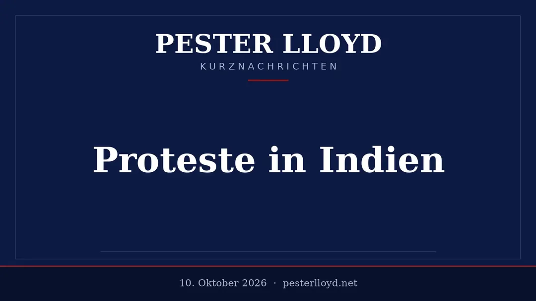 Festnahme des „Kakerlaken“-Bewegungsgründers heizt Proteste in Indien an