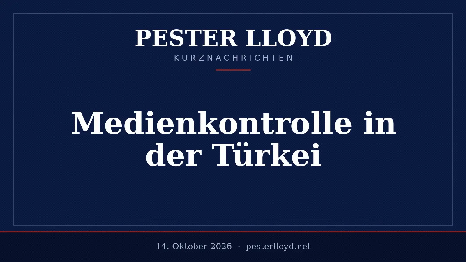 Türkei: Polizeiaktion gegen oppositionellen TV-Sender