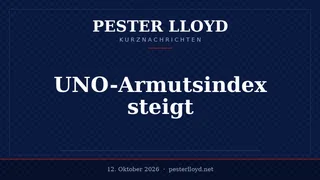 UNO-Armutsindex steigt erstmals seit 2010 - Alarmierende globale Entwicklung