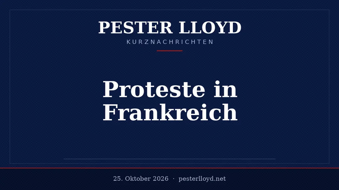 Erneute Massenproteste in Frankreich - Polizei nimmt über 1.000 Personen fest